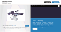 Desktop Screenshot of lifesupport.in
